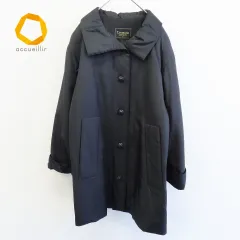 クレモナ Cremona シルク ロングコート ブラック系 852743のサムネイル