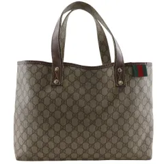【GUCCI】グッチ シェリーライン 211134 GGスプリームキャンバス 茶 ユニセックス トートバッグ
