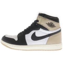 NIKE (ナイキ) WMNS AIR JORDAN 1 RETRO HI OG FD2596-021 ウィメンズ エアジョーダン1 ハイカットスニーカー ホワイト/ベージュ/ブラック US9/26cm