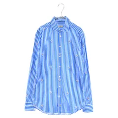 ETRO (エトロ) ストライプ柄 長袖シャツ ブルー 114516252のサムネイル