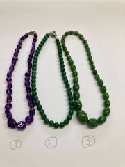 ジャンク品　ネックレス3点セット