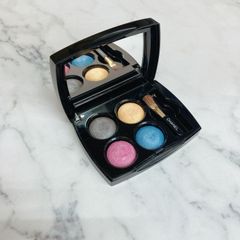 CHANEL LES 4 OMBRES PASTELS アイシャドウ パレット グレー系 ピンク系 イエロー系 ブルー系 4色 01-0041