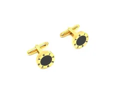 GIVENCHY ジバンシィ ヴィンテージ カフリンクス カフスボタン アクセサリー ビジネス 紳士 メンズ ゴールド系×ブラック系 DK4410のサムネイル