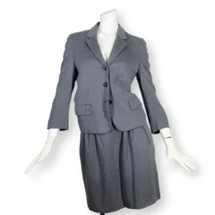 01【極美品】ポールスミス スカート スーツ 40 ★使用感少ない美品★ L グレー ジャージー Paul Smith 秋冬春 ★極美品★のサムネイル