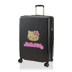 スーツケース Lサイズ カップホルダー付きジッパータイプ ダブルキャスター ダイヤルロック [シフレ] サンリオキャラクターズ 4.6kg SA24.日焼け ハローキティ