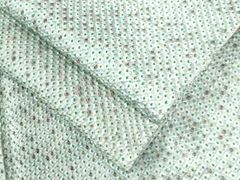 平和屋本店□極上 西陣 本場縞大島紬 18算 格子柄 みしな織物謹製 黒地  