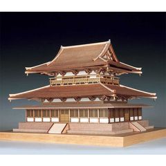 ウッディジョー 木製模型 1/150 法隆寺 金堂