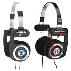 Koss PortaPro コス ポタプロ 有線 ヘッドホン ケース付き Black / Redhot 並行輸入品