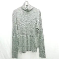 ◇ ⊇ DOLCE&GABBANA ラメ入り タートルネック 長袖 ニット サイズ52 グレー系 レディース E  【1501160007100】