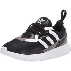 アディダス(adidas) キッズシューズ ORIGINALS FLEX RUN EL I FX5327 コアブラック/クラウドホワイト/グレイフォー 12.0cm