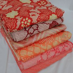 SBR0185 紫系渋色絞り 着物＆羽織 お得な7点セット まとめ売り