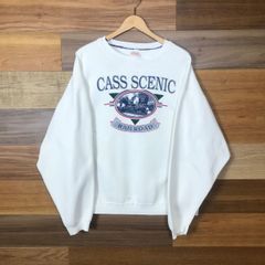 USA製 90s CASS SCENIC 機関車 スウェット トレーナー メンズ XXL  s25020942