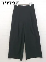 ◇ ivory court アイボリーコート ワイド パンツ サイズM ブラック レディース  【中古】 【1107270004321】