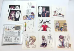 【中古】ハイキュー　スクエアステッカーコレクション　12枚セット