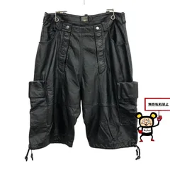 Minority 90s レザーショーツ パンツ ダークグリーン 一ノ瀬弘法