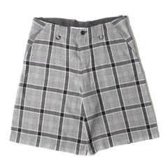 SUNSEA サンシー パンツ サイズ:3 グレンチェック レーヨン ショートパンツ ショーツ グレー 日本製 ボトムス ズボン【メンズ】のサムネイル