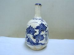 中国清時代　青花耳付花入　高さ約26㎝　東Y8-0715☆2Fタサオ 中国清時代 青花耳付花入 高さ約26㎝ 東Y8-0715☆2Fタサオ - メルカリ