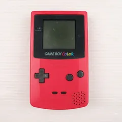 任天堂 - ゲームボーイカラー　レッド　ケース　通信ケーブル　セット 任天堂 純正 ゲームボーイ シリーズ専用通信ケーブル CGB-003