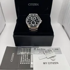 （T487）未使用美品！ 正常稼働 CITIZEN シチズン ECO-DRIVE ATTESA アテッサ ACT Line アクトライン ムーンフェイズ BU0060-68E 8730-S127912 人気 時計 メンズ ユニセックス