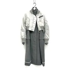 ★高垣麗子さん 着用★sacai 20AW ドッキング ロングコート ma-1 ☆高垣麗子さん 着用☆sacai 20AW ドッキング ロングコート ma-1