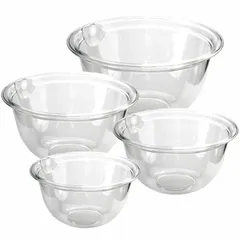 【人気商品】ナガオ ボール 耐熱 クックボウル セット 17cm 19cm 21cm 24cm 日本製