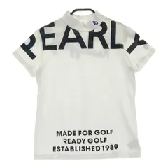 サイズ：0 PEARLY GATES パーリーゲイツ  モックネック 半袖Tシャツ  ホワイト系 [240101337682]# ゴルフウェア レディース ストスト