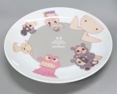 [중고]접시·찻잔 플레이트(아니마루즈) [레토르트×크레용 신짱]