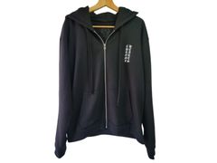 クロムハーツ スリーブロゴプリント ダガージップパーカー サイズL ブラック Chrome Hearts