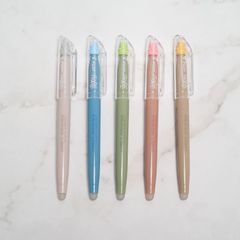 （セット）フリクション蛍光ペン 限定 くすみカラー 5色セット　パイロット