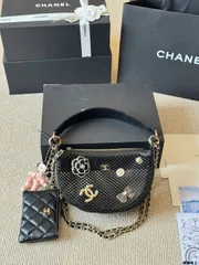 【今日特価】Vintage Chanel 25s ネットバッグ（20×15cm）