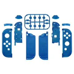 【新着商品】eXtremeRateスイッチ ジョイコンに対応用交換シェル、クリアジョイコン switchとswitch 有機elに対応用ハンドヘルドコントローラーハウジングケース、同じ色のフルセットボタン付き、ジョイコンに対応用DIY交換ケース（ジョイコン 0