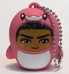 【中古】雑貨 【シークレット】LIKIYA(THE RAMPAGE)/ピンク イルカ着ぐるみキーホルダー 「居酒屋えぐざいる」