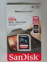 【新品・未開封】SDカード 64GB Class10 サンディスク SDSDUNR-064G-GN3IN SANDISK SDXCカード SD エスディー