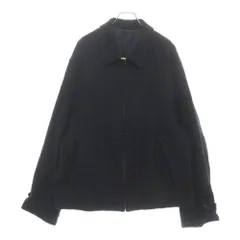 URU (ウル) Zip up blouson ジップアップ ブルゾン ウール ライト ツイード ネイビー 24FWLT02のサムネイル
