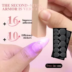 ラローナ [ LALONA ] ネイルチップ接着剤ジェルシール ( 24片×3個 )ネイルチップ / ジェルネイル / 接着グルー / ネイルチップ接着剤