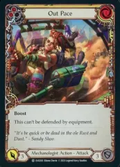 【中古】Flesh and Blood EVO205[C]：(Rainbow Foil)Out Pace (2)