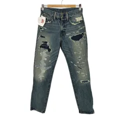 デニムアンドサプライ ラルフローレン DENIM & SUPPLY RALPH LAUREN ダメージ リペア加工デニムパンツ レディース  26のサムネイル
