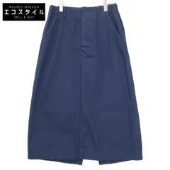 美品⭐️45rpmサイズ3 インディゴデニムスカート　ロング丈ポイントレザー　L 美品⭐️45rpmサイズ3 インディゴデニムスカート ロング丈