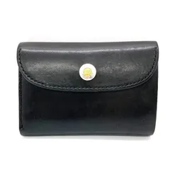 MOTO 二つ折り財布　ブラック moto◇2つ折り財布/レザー/BLK/メンズ : セカンドストリート