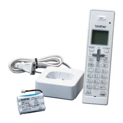 ブラザー子機 未使用 新古品BCL-D110WH ★本体＋電池＋充電器のセット BROTHER 増設用子機 BCL-D110WH(中古品) - メルカリ
