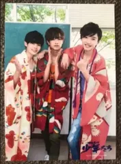 道枝駿佑＆長尾謙杜＆高橋恭平　Jr.時代公式写真３