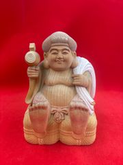 極上　恵比寿　置物　1604g 高さ約20㎝　トコニ　東さ8-0602☆2F 極上 恵比寿 置物 1604g 高さ約20㎝ トコニ 東さ8-0602☆2F - メルカリ