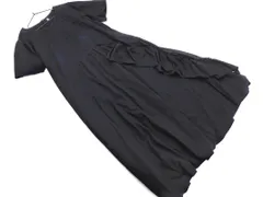 merlot メルロー ピンタック ワンピース 黒 ■◆ レディース