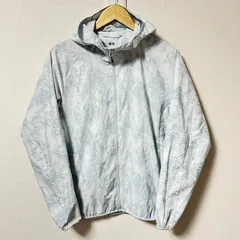 (^w^)b UNIQLO ユニクロ ポケッタブルUVカットパーカー フーディ 撥水 ライトアウター 薄手 軽量 羽織り カジュアル アウトドア デイリー タウンユース ライトグレー系 メンズ サイズM