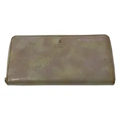 LANVIN en Bleu ランバンオンブルー ラウンドファスナー長財布/アイボリー系