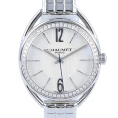 【CHAUMET】 ショーメ リアン ダイヤベゼル クォーツ シルバー文字盤 29mm SS ステンレススチール レディース 時計 腕時計 【中古】 USED-SA 【9304】のサムネイル