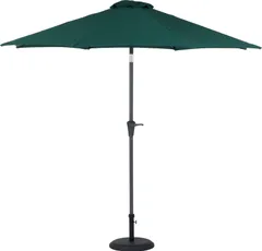 【新着商品】不二貿易 ガーデン パラソル アルミ 幅244×奥行244×高さ234cm グリーン 日除け チルト機能 クランク開閉 直径270cm 85184
