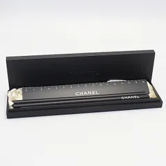 ✨新品✨CHANELロゴ 鉛筆3本 定規 文具5点セット ペンシルケース CHANEL - ☆未使用 CHANEL シャネル ペンケース 鉛筆×3 定規