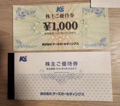 ケーズデンキ 株主優待 11000円分