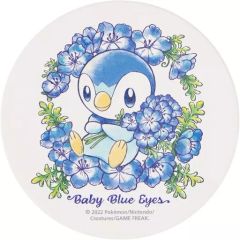 [Used] Mug/Teacup Piplup Dolomite Absorbent Coaster Baby Blue Eyes "Pokémon" Pokémon Center Limited Edition
